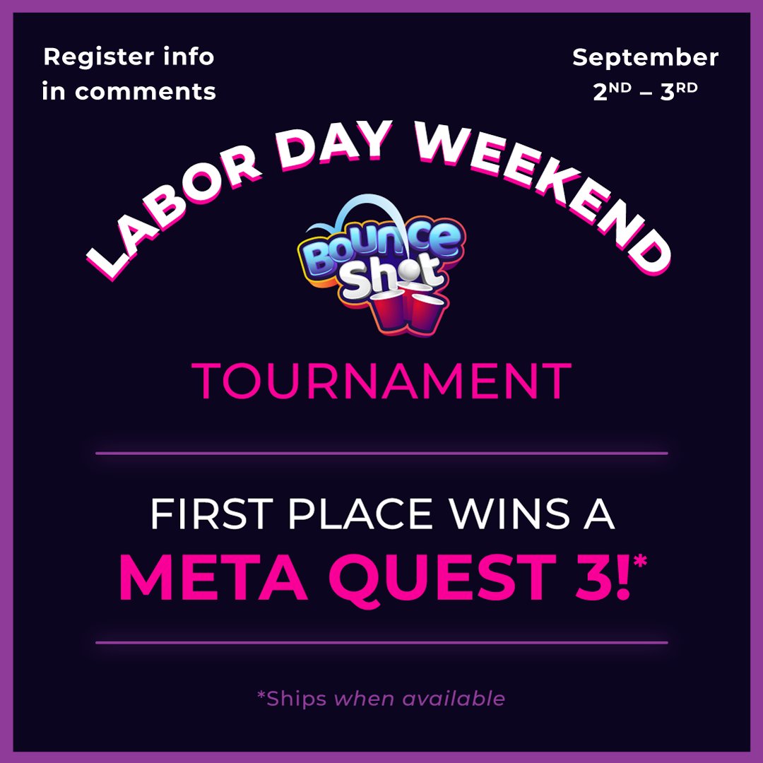 Bounce Shot VR tweet media