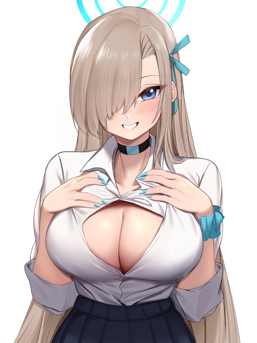 ご主人様～!!この中気になる...??
#アスナ #ブルアカ 