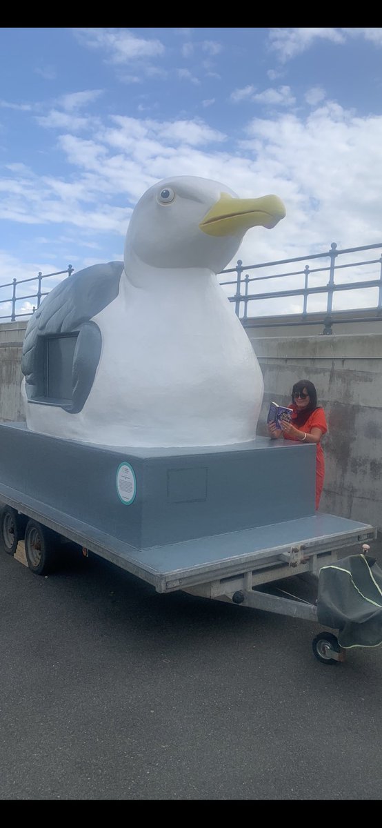 missd62678500's tweet photo. Reading with an animal on Folkestone Harbour Arm @SandwichJunior #SJSSummerReadingChallenge https://t.co/FvHcvXQxTN