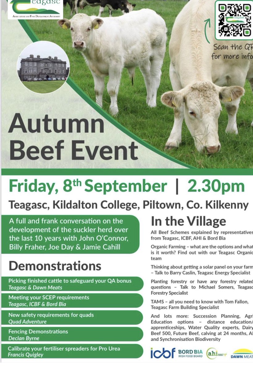 TeagascBeef's tweet photo. Kildalton Beef Open Day 

Friday 8th September at 2.30pm 

See the full video by clicking on the link below 

https://t.co/7suRYOjTlc https://t.co/8TOuPF5W9L
