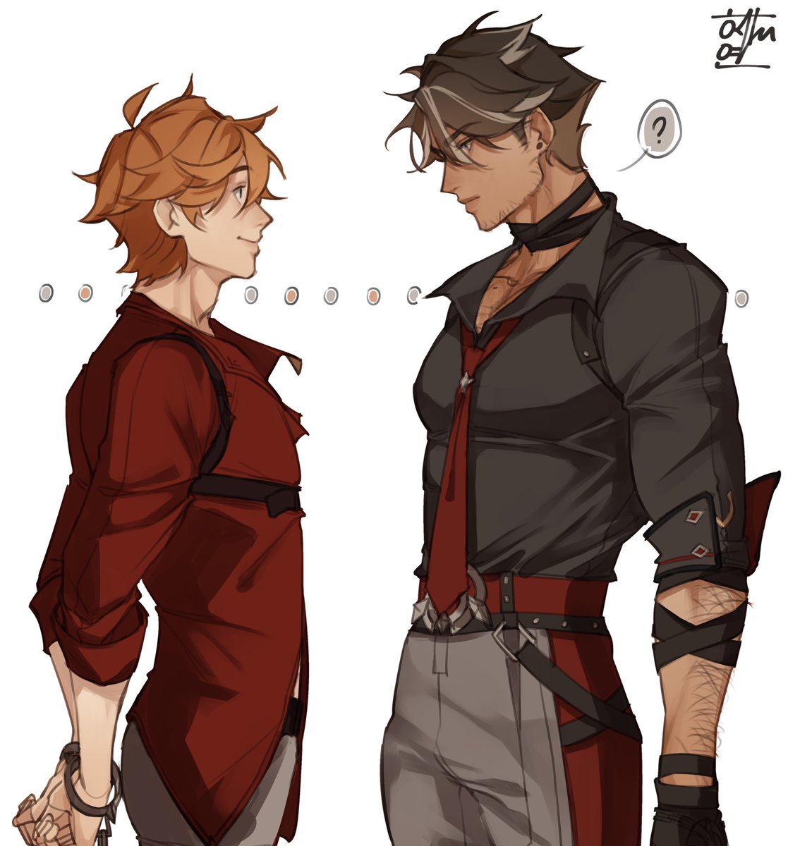 haejjoonn's tweet photo. in a fight right #childe #wriothesley #genshinimpact https://t.co/9Eyta9NxvU