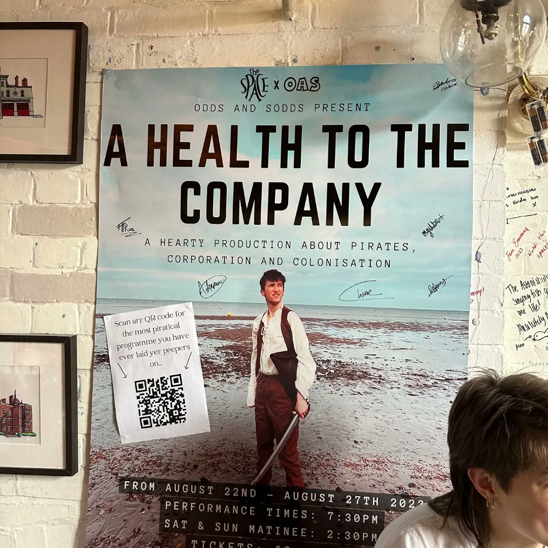 TheSodds's tweet photo. Well blow me down!

The first run of 'A Health To The Company' is officially over and the crew could not be more proud of each other for doing 8 whole performances in less than a week!

(1/4) https://t.co/2Bf3csWRHi