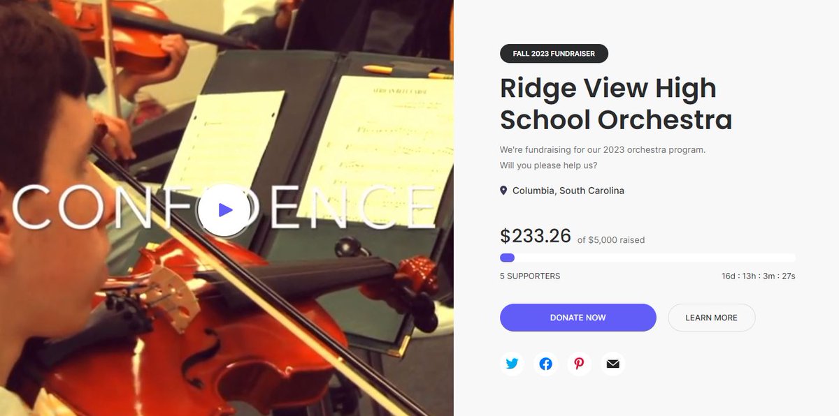 Help Support our Orchestra Program! fundraisegenius.com/rv3366