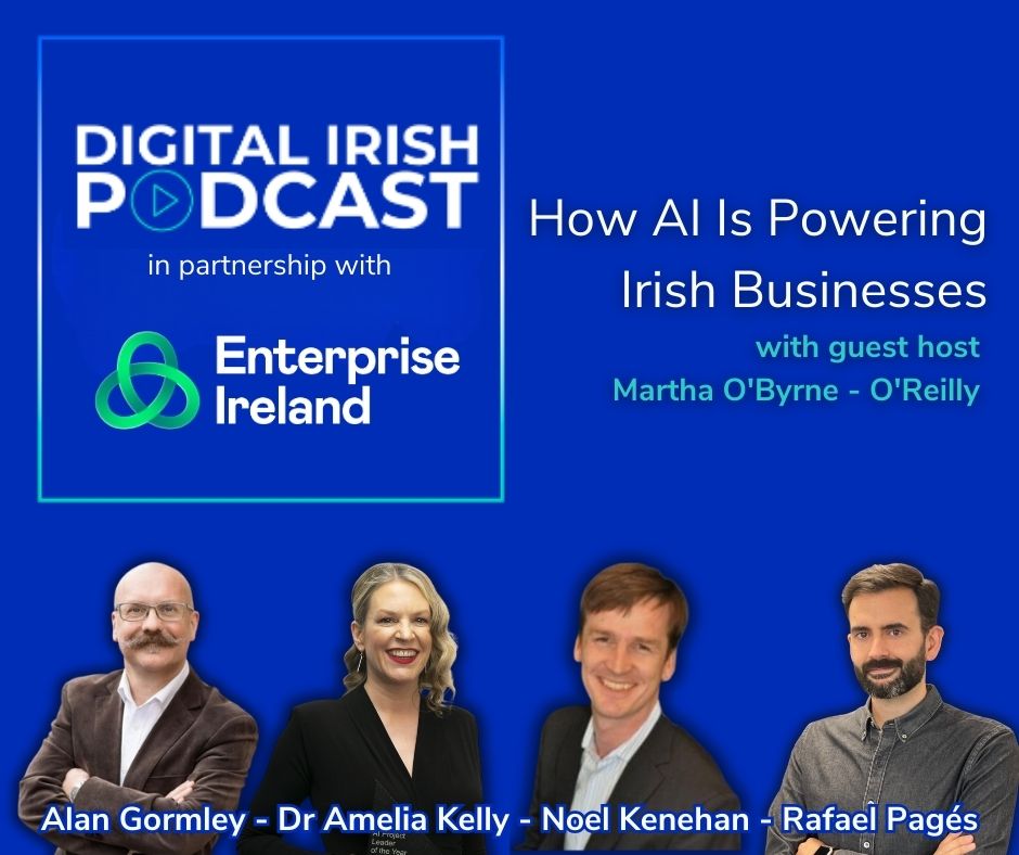 In the latest episode of the Digital Irish Podcast, hear from incredible Irish AI innovators on the different applications of AI and why Ireland has the highest share of enterprises in Europe using AI. 

Listen here: rebrand.ly/-AI