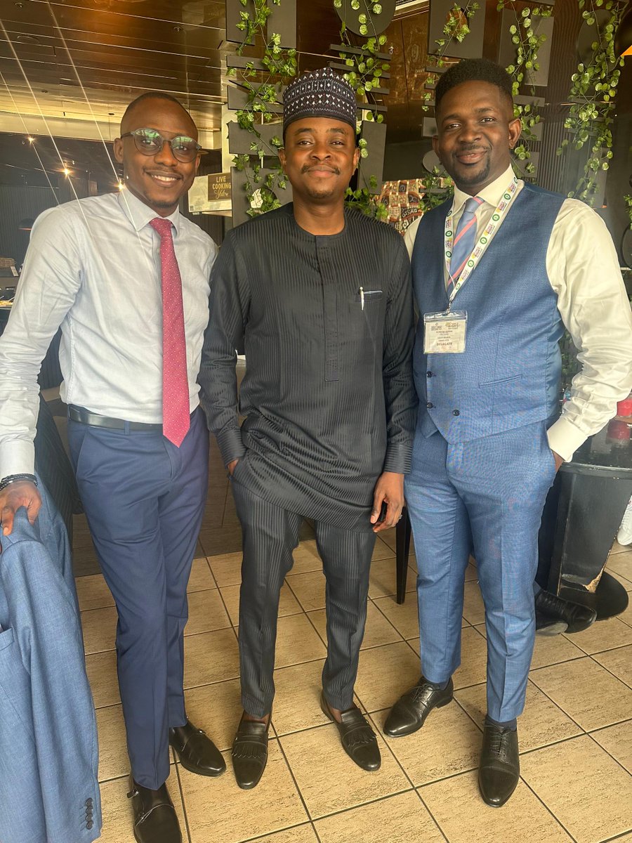 Joined by some of our people in the Legal space, Mr Davidson Adejuwon (1st slide) and Mr Mabruk Olayiwola & Mr Tobi Adeyemo (2nd slide).  
It’s been a great experience so far. 

#nba #nigerianbarassociation #nbaannualconference2023 #smblegal #nbaconference2023
2/2