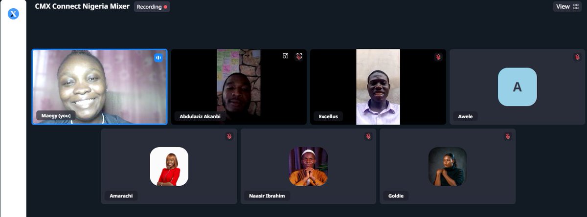 maegy_george's tweet photo. I had an amazing time moderating @CMXconnectLagos's first Virtual Mixer for CMs in Nigeria and beyond. 

Thank you to everyone who joined and actively participated. You added so much colour to the event. 

I look forward to collaborating with you all soon. 

#CMXLagosMixer https://t.co/9UHG1AVC8w
