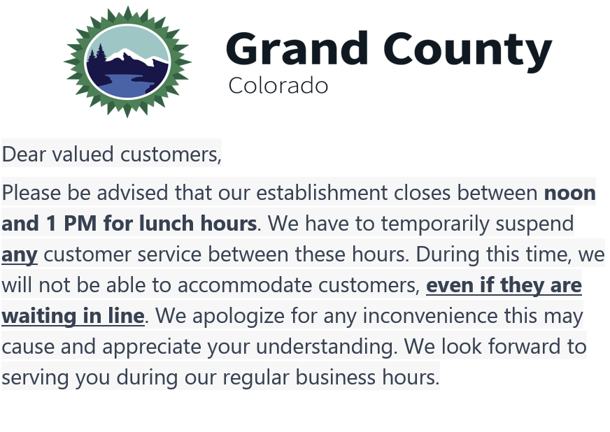 Grand County Clerk & Recorder Office tweet media