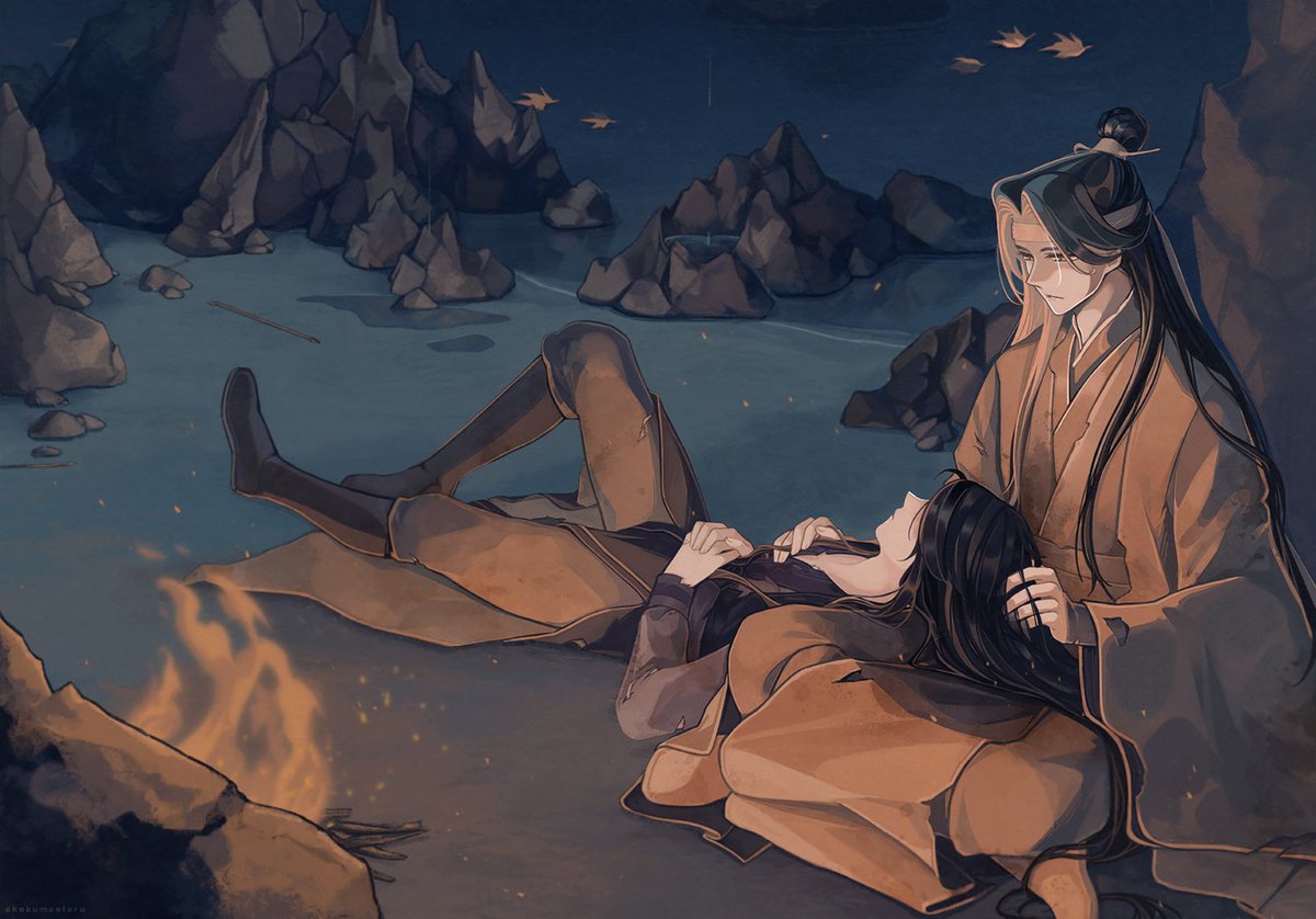 CaserosVictoria's tweet photo. Artes para el primer y segundo volumen de MDZS versión francesa ❤❤
Ilustración por @akakumoeteru
#LanWangji #WeiWuxian #MoDaoZuShi #mxmbookmark #GrandmasterofDemonicCultivation https://t.co/6xZ8YDwKzz