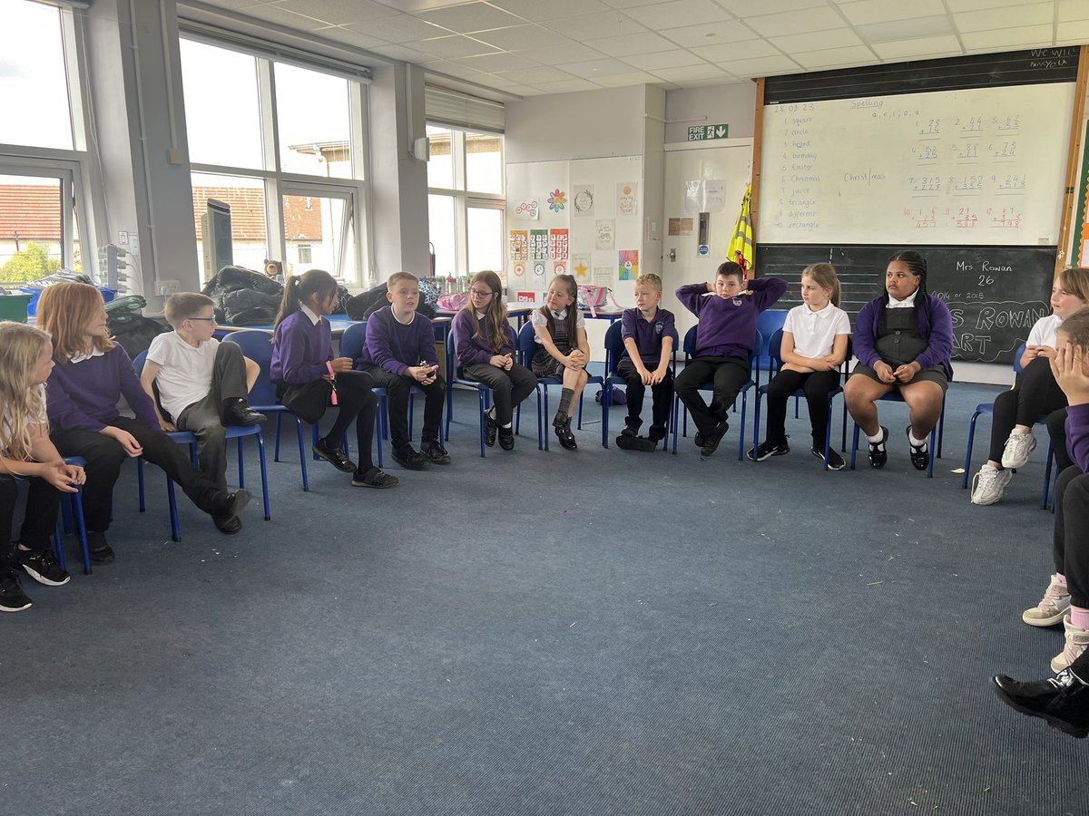 This week during circle time we developed our talking and listening skills by playing “Fruit Basket” and taking turns sharing what we are looking forward to in Primary 5 📚