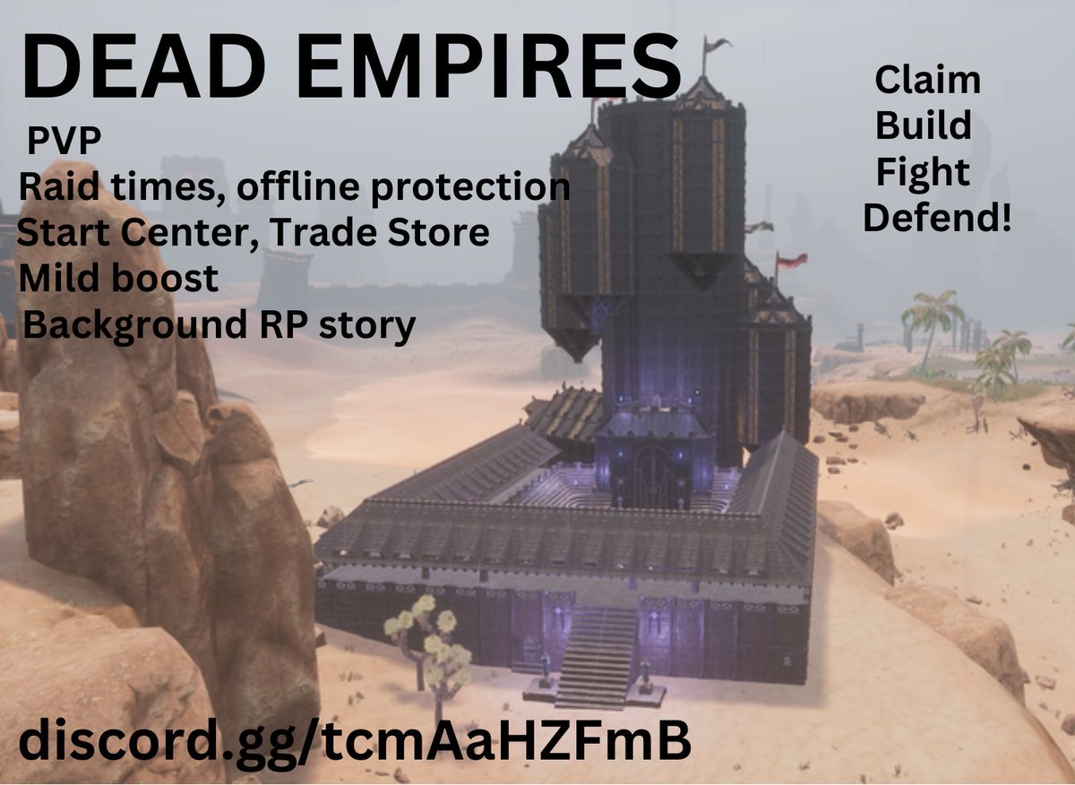 #conanexiles New Xbox Server