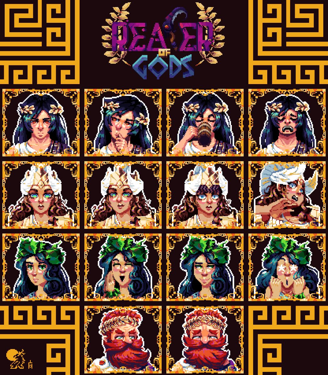 Portraits for Reaper Of Gods

#pixelart #portrait #ドット絵