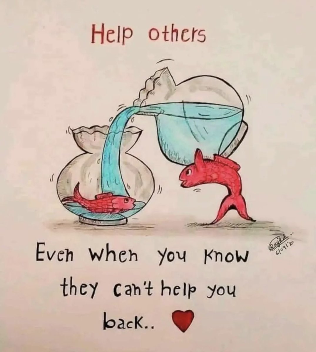 A small act of kindness goes a long way.
—Be blessed!