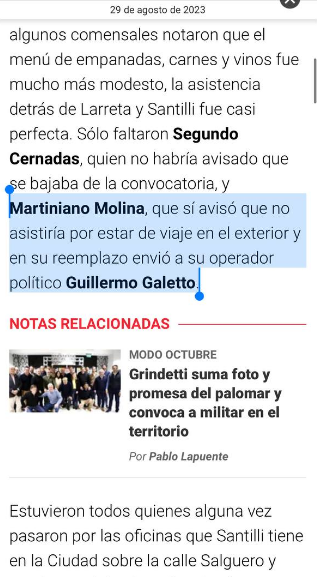 shinelokdiamant's tweet photo. Martiniano Molina ganó la interna de JxC en Quilmes y dijo ya fue, laburé mucho y se fue al Caribe jajajaja. Comprometidisimo con la gente por suerte https://t.co/lZUZD52QRu