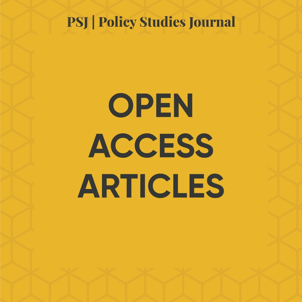 PSJ_Editor's tweet photo. Great opportunity to read amazing research published in PSJ!
Click the link below to read A LOT OF OPEN ACCESS ARTICLES!
https://t.co/Yx1OaoluuI
#PSJ #PolicyStudiesJournal #PSJ_OpenAccess https://t.co/HblS7UfmEV