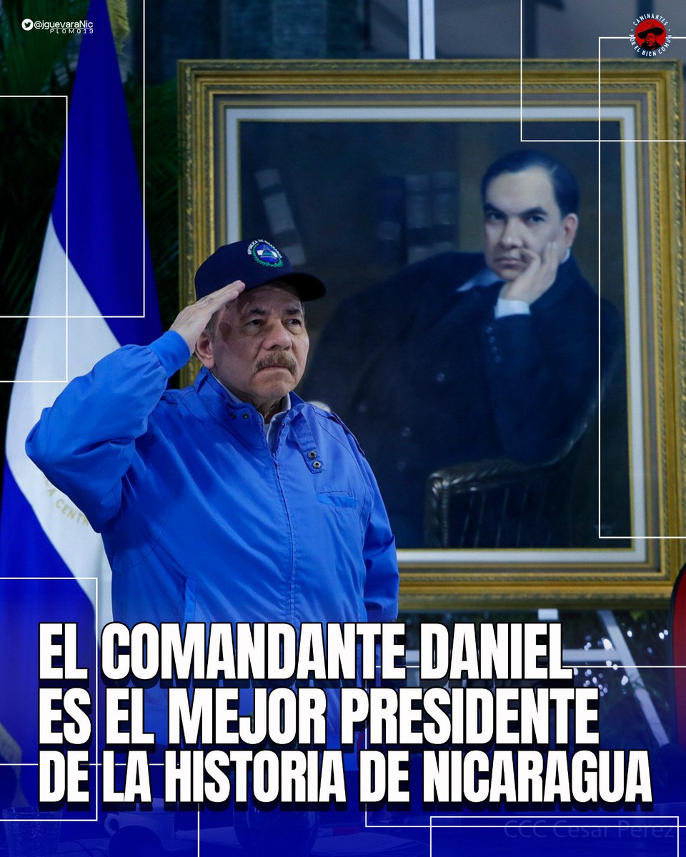 Buenos dias, ni dudarlo, bajo los preceptos que establecio el Gral. Sandino sumando la humildad, pragmatismo y amor por su pueblo, el mejor estratega como guerrillero y como dirigente del estado💪❤️🖤
#PLOMO19 
#FSLNHeroismoVictorioso 
<a href="/mijamart88/">⚫🔴𝕄𝕚𝕛𝕒𝕞𝕒𝕣𝕥🔴⚫</a> 
<a href="/superfrog89/">S̲u̲p̲e̲r̲f̲r̲o̲g̲8̲9̲</a> 
<a href="/ale_rusconi/">alejandro rusconi</a>