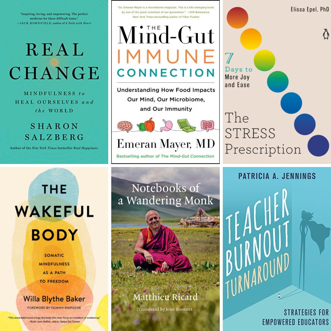 Season 7 of the <a href="/mindandlifecast/">Mind & Life Podcast</a> starts next week! 🎉 🎧 Until then, we hope you'll check out some new and forthcoming books from authors featured on the Mind &amp; Life podcast—including <a href="/SharonSalzberg/">Sharon Salzberg</a>, @emeranamayer, <a href="/Dr_Epel/">Elissa Epel</a>, @matthieu_ricard, and more👇