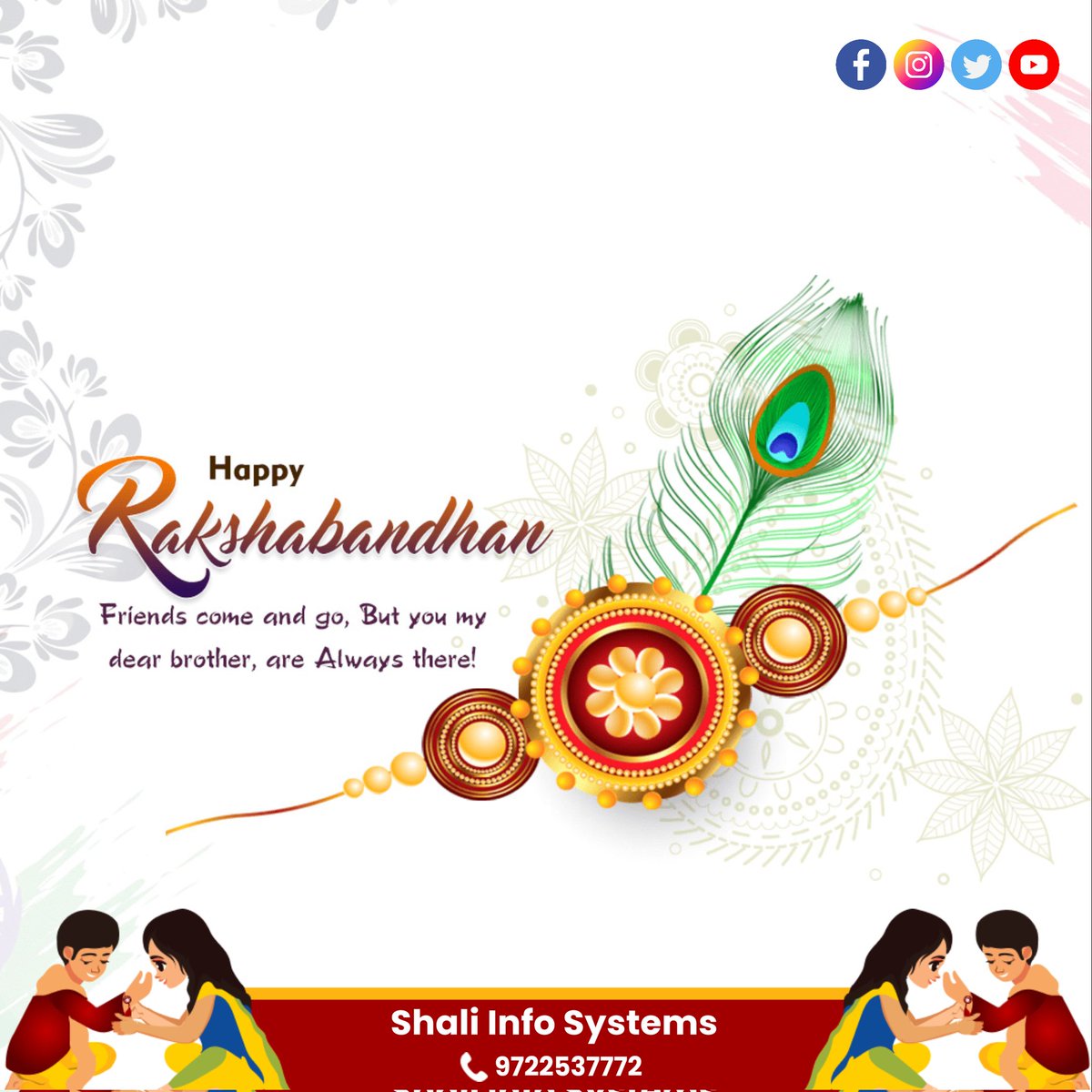 shaliinfosystem's tweet image. Happy Rakshabandhan
#suratgujarati #suratbusiness #surat #happyrakshabandhan #happyrakhi❤️ #rakshabandan #rakshabandhanspecial❤️😍