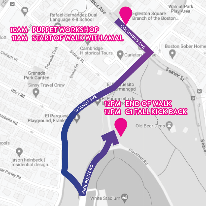 Check out our schedule of events for the C1 Fall Kick Back with Little Amal! Each of these events is free and family-friendly. We can't wait to see you at Egleston Square and Franklin Park on September 9th! RSVP: companyone.org/c1-fall-kick-b…