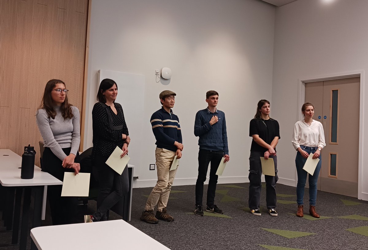 No less than 3 <a href="/EastbioDTP/">EastBio DTP</a> students presented at the <a href="/SBSatEd/">Biological Sciences | University of Edinburgh</a> #SBSPGRStudentAwardsDay &amp; demonstrated scope and rigor of research: Ben Baker, Olivia Fraser and Chen Zihao. Congratulations!
Congratulations to Rose Doyle and Annis Newman on the <a href="/BioPodEdinburgh/">BioPod @EdinburghUni</a> team, impact award!