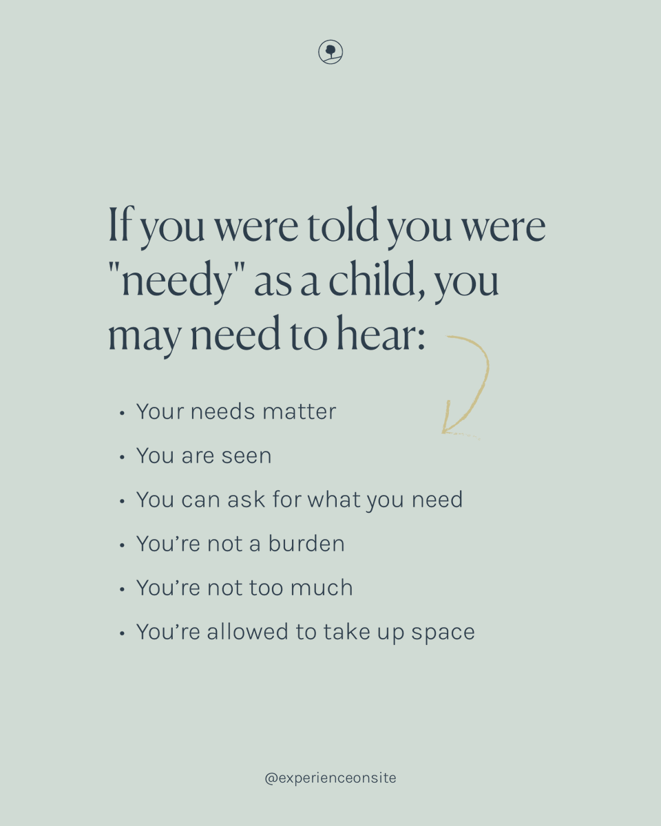 Onsite (@onsiteworkshops) on Twitter photo It's okay to have needs 💛 It's okay to have needs 💛