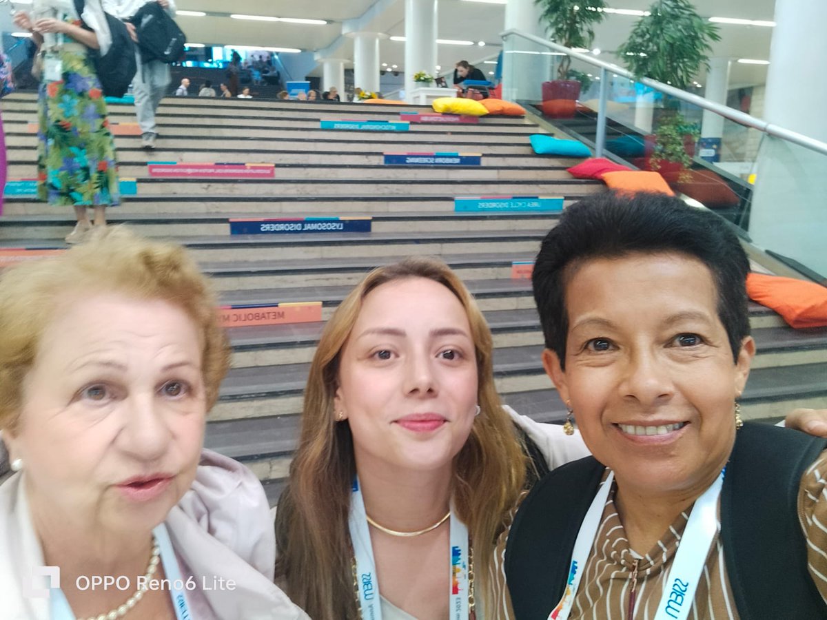 Nuestra profesora Olga Yaneth Echeverri participando y presentando parte de sus resultados de investigación y diagnóstico sobre Errores Innatos en #SSIEM2023 <a href="/SSIEM2023/">SSIEM</a>