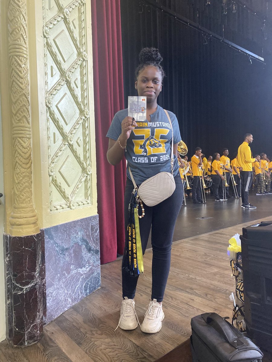 McMainMustangs's tweet photo. 🥳 Walking the Path to Victory! 🎉 Excited to announce our Exact Path Contest winner who's taking home a $50 gift card! 🛍️ Keep following us for more exciting challenges and rewards. #ExactPathWinner #ContestChampion"#McMain excellence #inspirenola charter schools https://t.co/Dc1TXxvoul