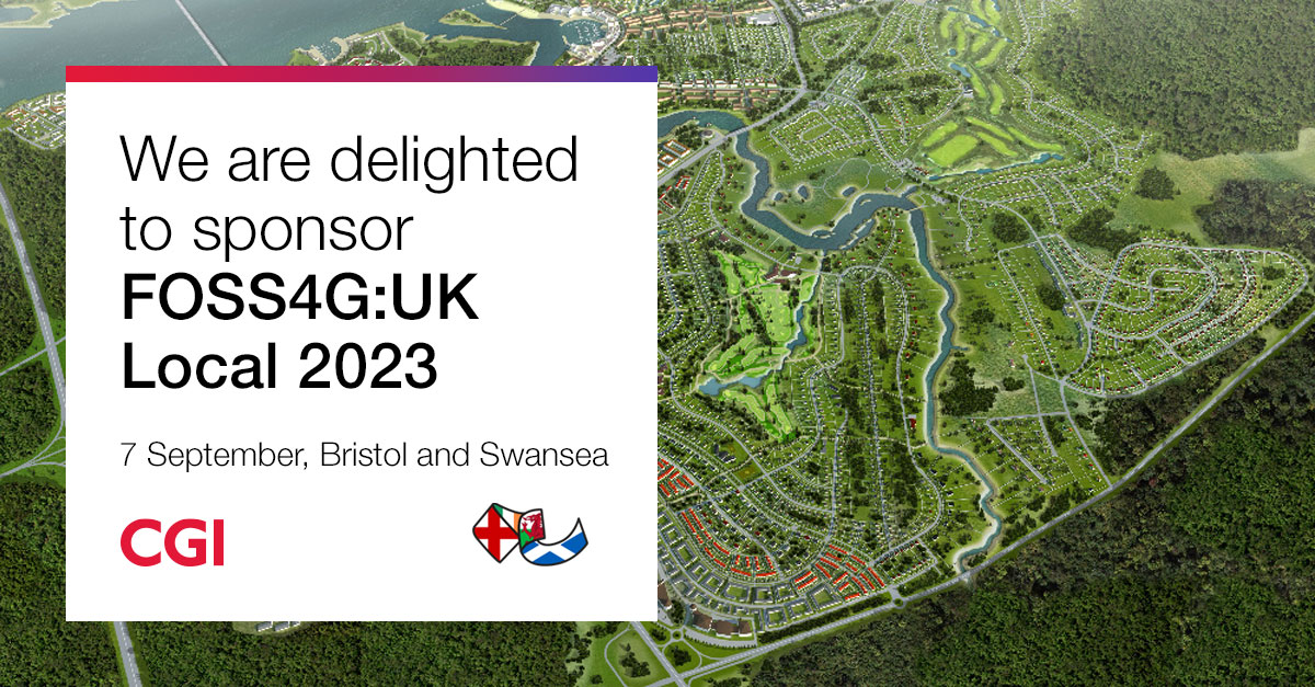 CGI UK (@cgi_uknews) on Twitter photo We are delighted to sponsor <a href="/foss4guk/">FOSS4G:UK 2024 South West</a> UK Local in Bristol and Swansea on 7 September. The event will provide an exciting opportunity to learn more about #opensource tools for #geospatial. Learn more: bit.ly/3YX71oq #WeAreCGI #osgeouk We are delighted to sponsor <a href="/foss4guk/">FOSS4G:UK 2024 South West</a> UK Local in Bristol and Swansea on 7 September. The event will provide an exciting opportunity to learn more about #opensource tools for #geospatial. Learn more: bit.ly/3YX71oq #WeAreCGI #osgeouk