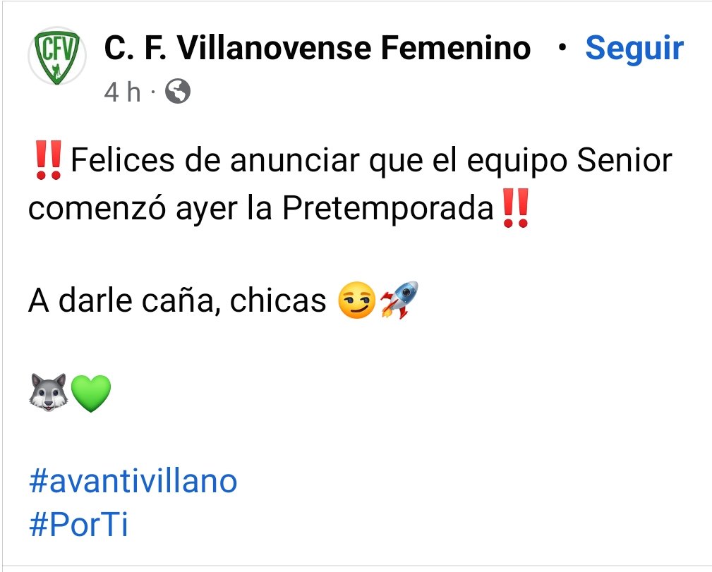 FEXFemenino's tweet photo. Las de Villanueva ya se ponen en marcha.
Objetivo ascenso 💪
@cfvillanovense https://t.co/tK3rAss1Yn