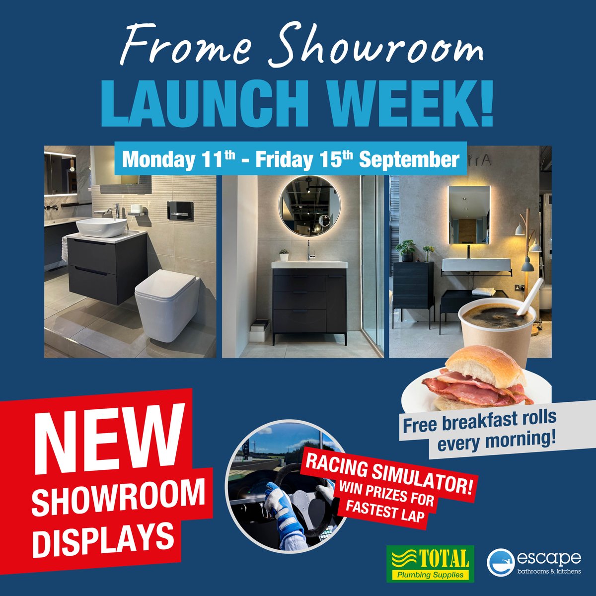 Get on, get down to see our brand new re-fitted showroom!