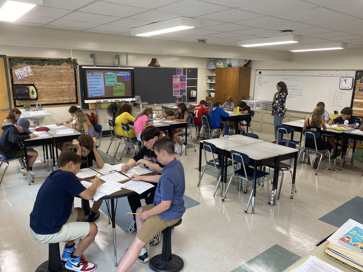 coolidgemiddle's tweet photo. (1) Our 6th graders are doing great today!  First day of middle school is a big deal! https://t.co/71kscmpxq2
