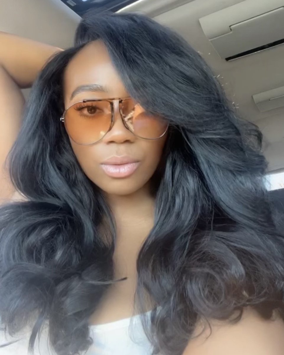 Natural Curly Hair 🖤 worn natural straight