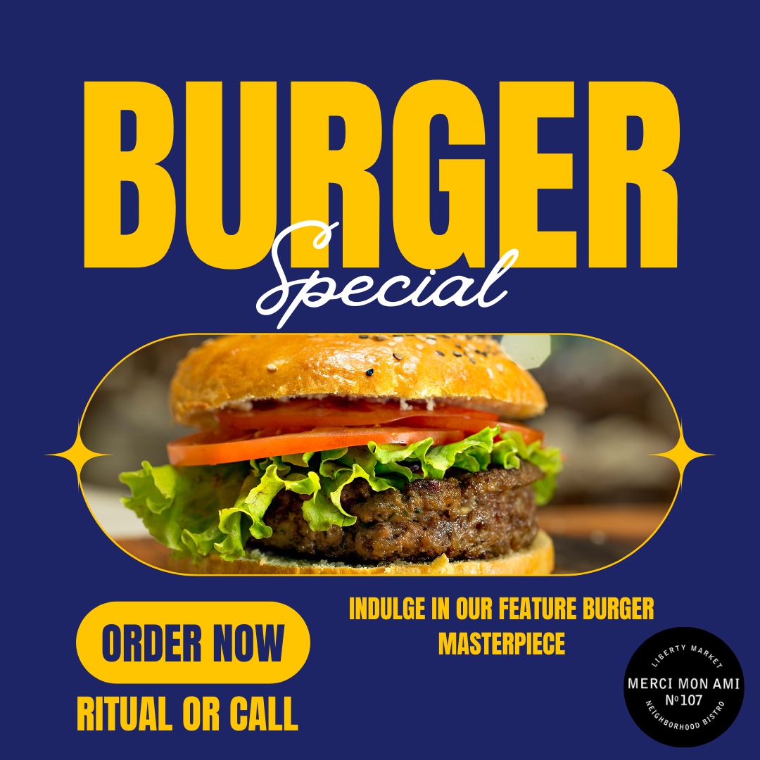 Feature Burger: Our Signature Burger topped with Double Smoked Blackened Bacon, Melted Havarti Cheese, Beer Battered Onions Rings, House Salsa, Dusted with Fried Corn Chips and Jalapeños, on a bed of Arugula &amp; Sriracha Mayo!

Order on Ritual or give us a call: (647) 436-3832 📞