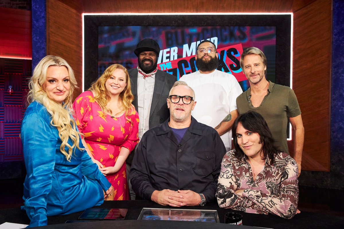 Never Mind the Buzzcocks airs TONIGHT at 9pm on Sky Max and NOW...See you later! @gdavies @noelfielding11 @jamalimaddix @ThatGledhill @GregoryPorter