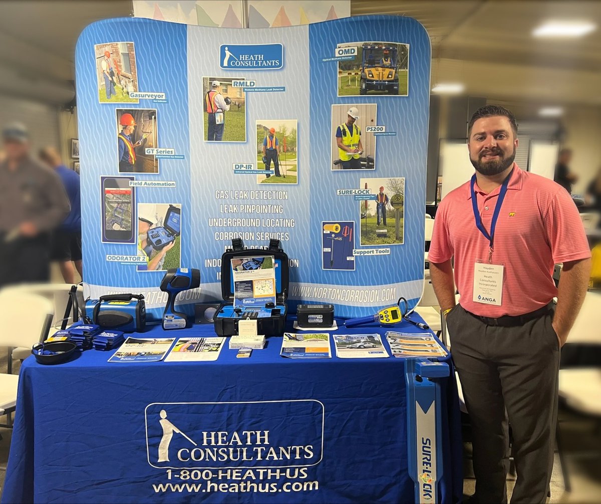 Visit Heath Sales Consultant Hayden Kuxhausen at this week's ANGA Natural Gas Fall Workshop and learn how our Natural Gas Leak Detection and Underground Utility Locating technology can make your project safer and more efficient. 

"Your Safety...Our Commitment"