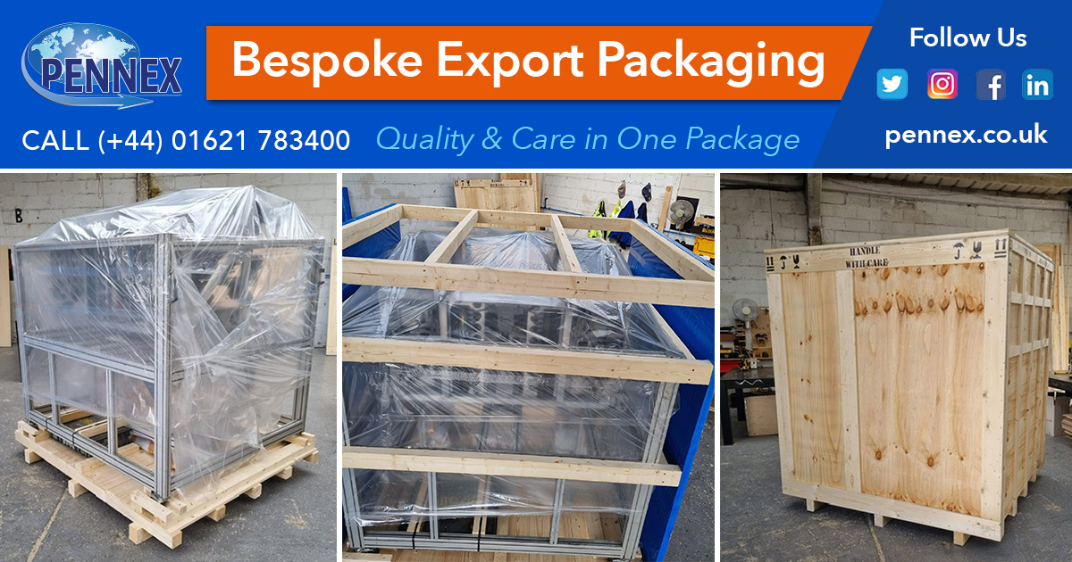 PennexGroup's tweet photo. Bespoke export packaging is our speciality, offering tailor made solutions for all types of cargo &amp; all modes of shipment.  

Call us today on 01621 783400 for a quote or find out more via our website https://t.co/rM3Cp40IoZ

#Bespoke #ExportPackaging #TailorMade #Cargo #Freight https://t.co/dpCGj49evk