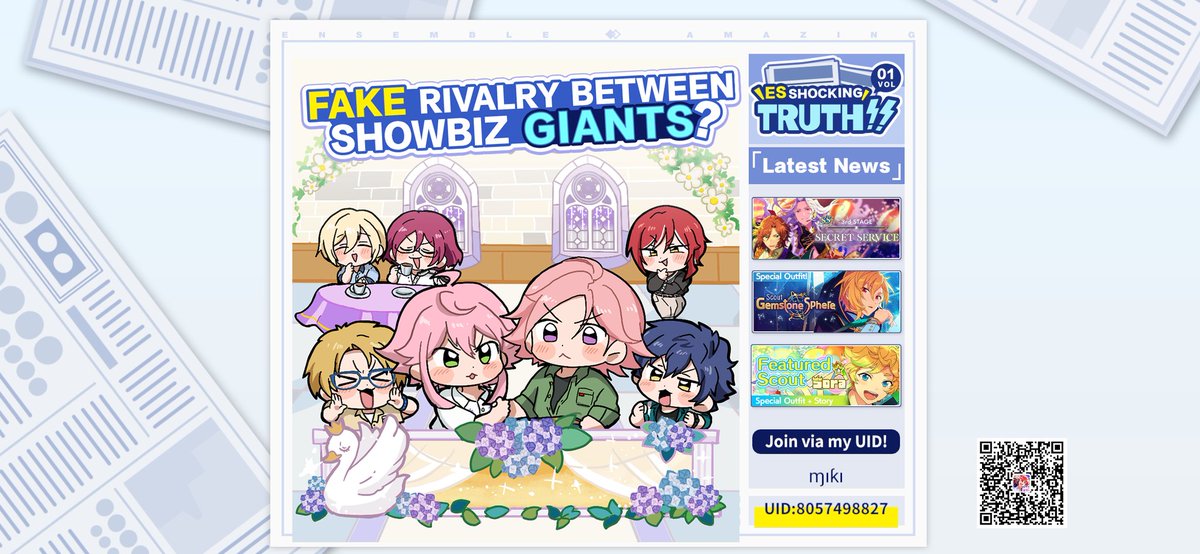 #EnstarsSwan What happened in the heated competition of clothing brand promotional video between STAR PRO and COS PRO? See more unveiled details in: ensemblestars.com