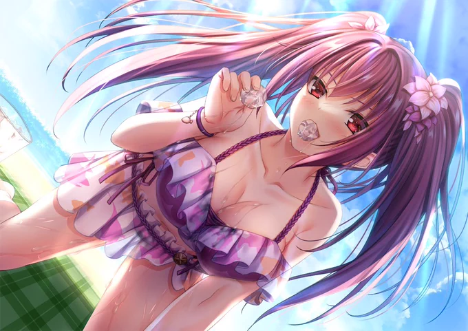夏の最後の思い出にどう?#FGo #スカサハ #Scathach 