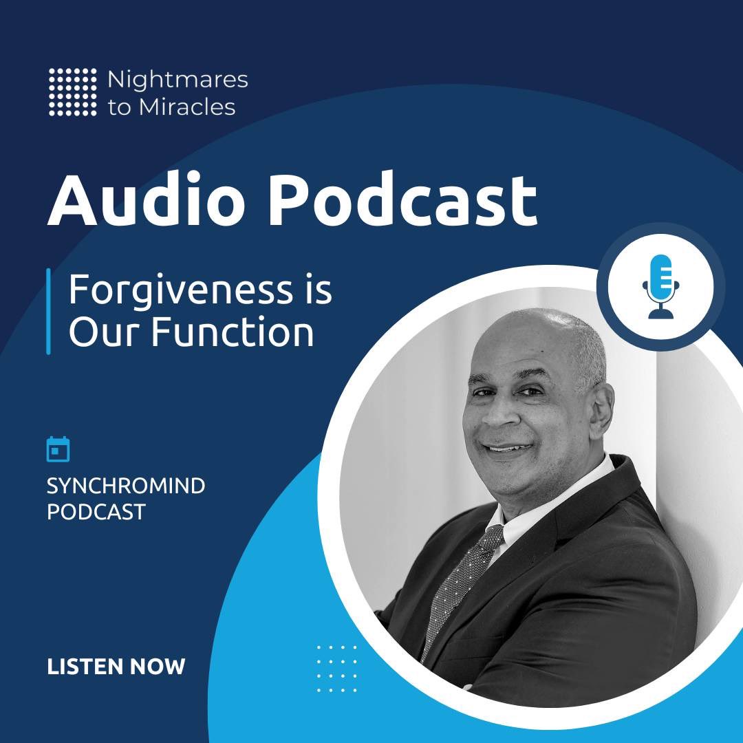 Explore the transformative power of forgiveness in our latest audio podcast, 'Forgiveness is Our Function.' Join us as we delve into the essence of Lesson #62 from A Course in Miracles. shorturl.at/bmtKL #davidasomaning #miracles #forgiveness