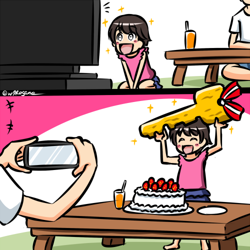 今月描いたガルパン絵です
誕生日絵です 