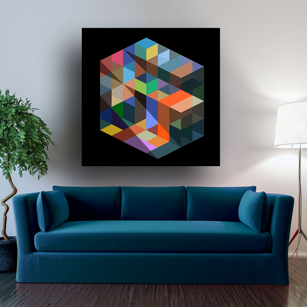 barewallart's tweet photo. "We Can Work It Out"
Geometric block of colors blending into an intriguing maze of cubes, triangles and transparent shapes. A stunning and optically interesting hard-edge contemporary piece of digital NFT art for bare walls.
#HardEdged #NFTcommunity #nft #art https://t.co/lZ9B5aueW8
