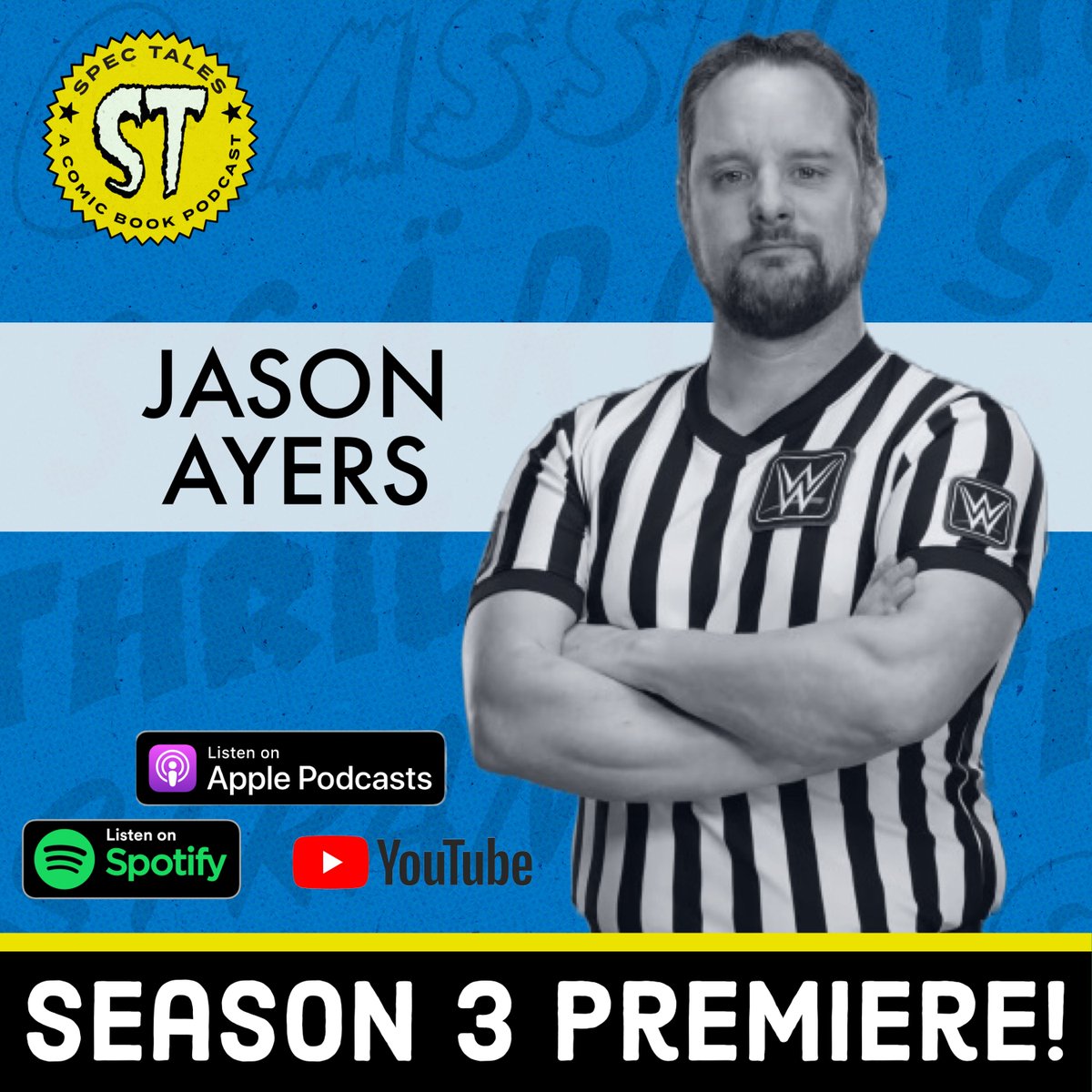 🦓NEW EPISODE🦓

We are back! Kicking off season 3 in style with <a href="/WWE/">WWE</a> referee and notorious comic collector <a href="/JasonAyersWWE/">Jason Ayers</a>. 

Jason talks us through the "X-tastic" grail tale he's currently embarking on! 

Check it out --> bit.ly/JasonAyers