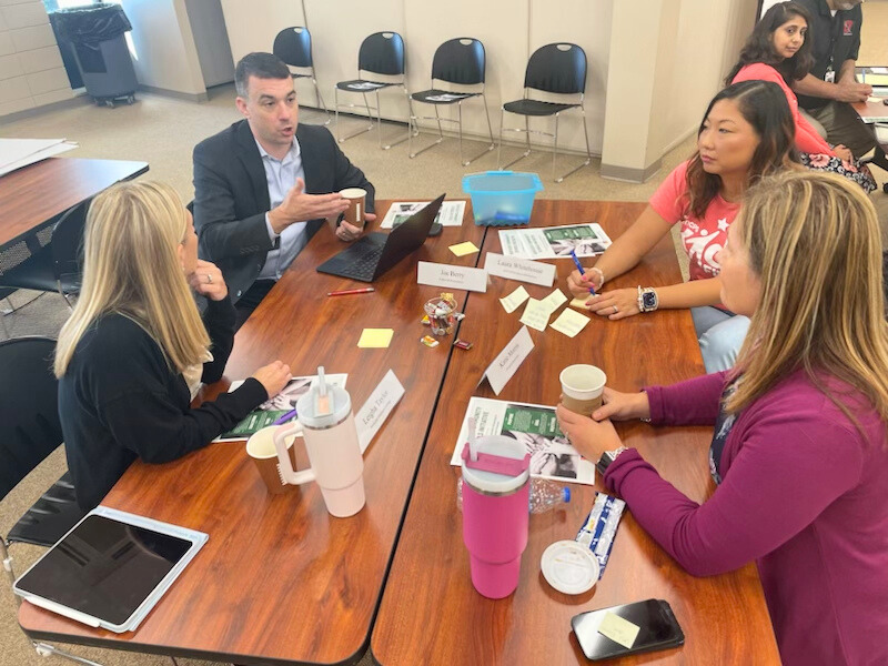 PrichardCom's tweet photo. This morning @prichardcom Board Chair, Clay Ford is in Owensboro with Mayor Tom Watson, community members and school staff to discuss Full-Service Community Schools &amp; what that means for Kentucky education.

#KentuckySchools #EducationAdvocates https://t.co/S0ADeJrCy3