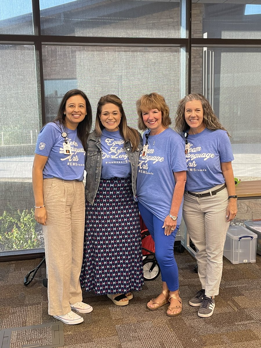 I am #EMSproud of this district literacy team!💜. They are fully invested in supporting our teacher leaders at CLC training this week.
