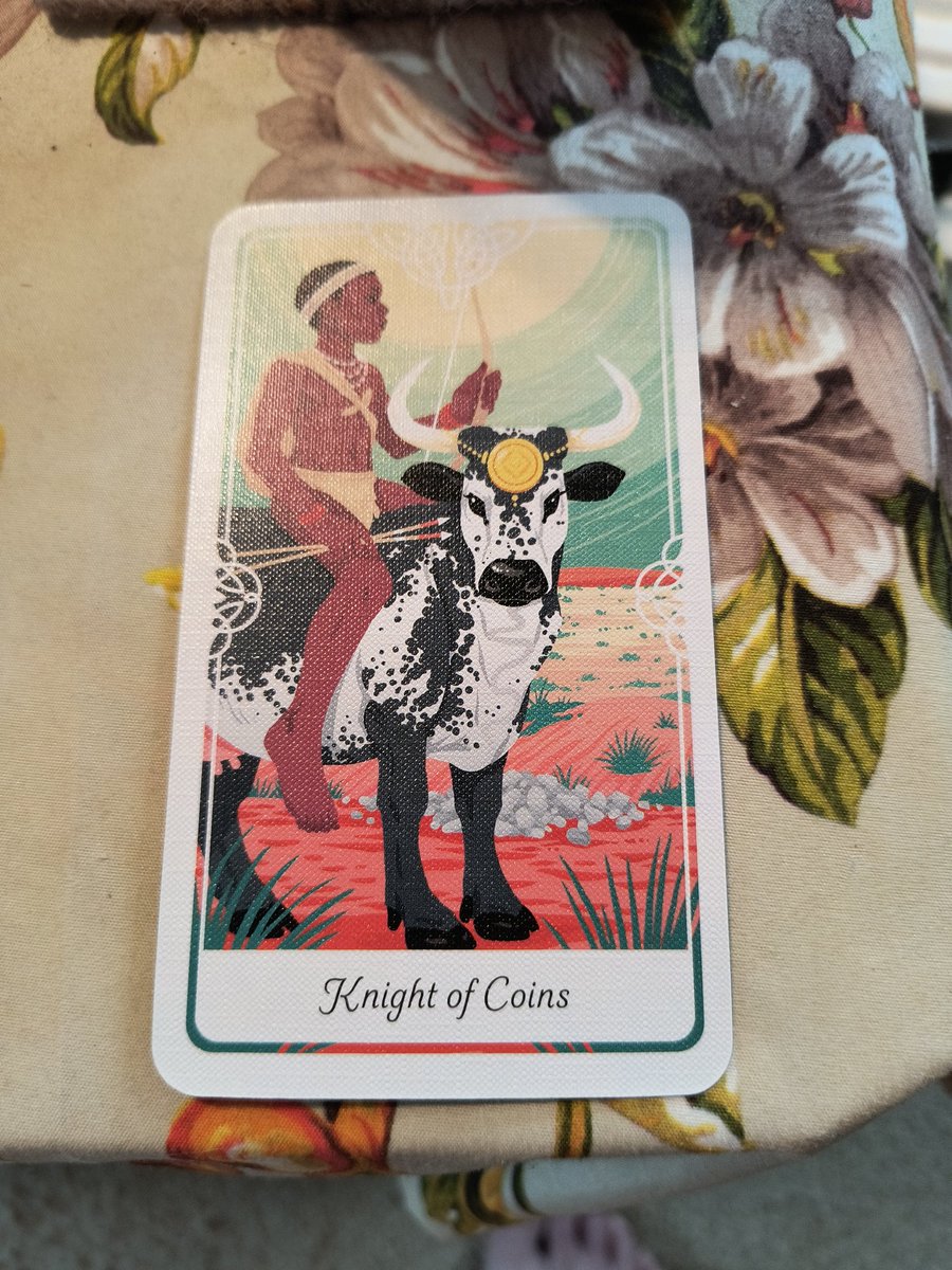 Hail and well met from the Tarot of the Divine. Today's wisdom comes from the South African Khoikhoi Deity Heitsi-Eibib. If you want to get things done correctly, be determined and work hard towards the goal. You can do anything you put your mind to, just try not to get into -