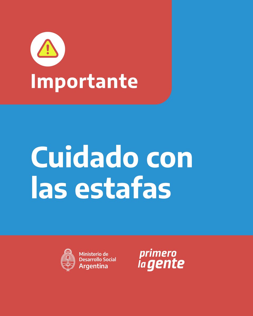 MDSNacion's tweet photo. Cuidémonos de las estafas

En relación a las medidas que se anunciaron, te recordamos que desde el Ministerio: https://t.co/RXfHN50jkI