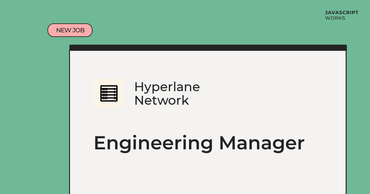 javascriptworks's tweet image. 🙌 Engineering Manager - £100K - 250K + Equity
Check out this role working with TypeScript, Rust & Node.js
Apply now! 👇
javascript.works-hub.com/jobs/engineeri…
#london #typescript #rust