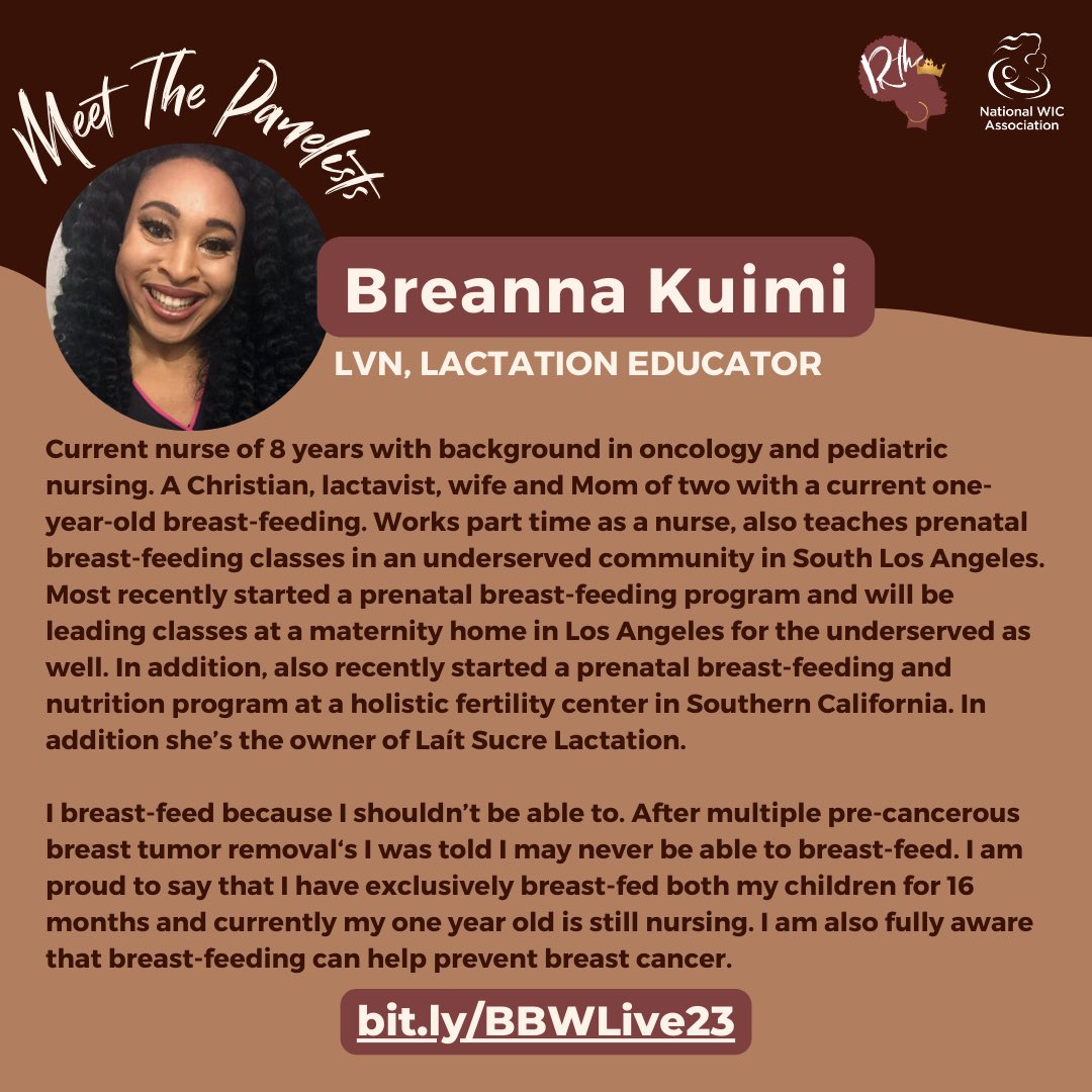 IrthApp's tweet photo. After the Infant Formula Crisis: Community Solutions &amp; Equitable Strategies 🍼

Join us TODAY, August 30th at 12pm est for this important conversation moderated by Kimberly Seals Allers🤎

RSVP here: https://t.co/XpfnEjxOf5

#BBW23 #WeOutside #IrthApp #NWICA #infantformulacrisis https://t.co/edG9T88Fxc