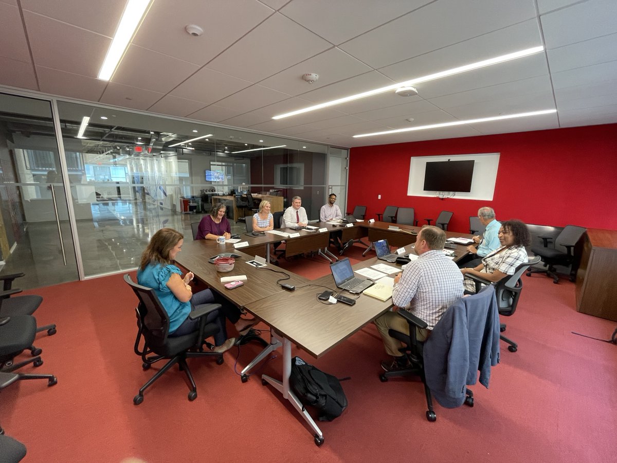 DDOTDC's tweet photo. #HappeningNow: @NHTSAgov's visit with #DDOTDC's Highway Safety Office is underway. Thanks to Deputy Director Kershbaum and the team for hosting this discussion and expressing our commitment to collaboration and a robust road safety culture in #DC. https://t.co/HZlB7m2aCH