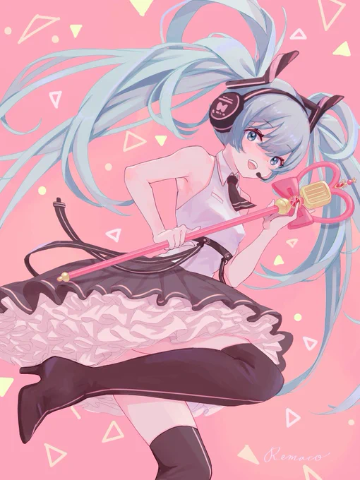 ミクちゃんお誕生日おめでとうイラストは再掲で失礼します。 #初音ミク誕生祭2023 