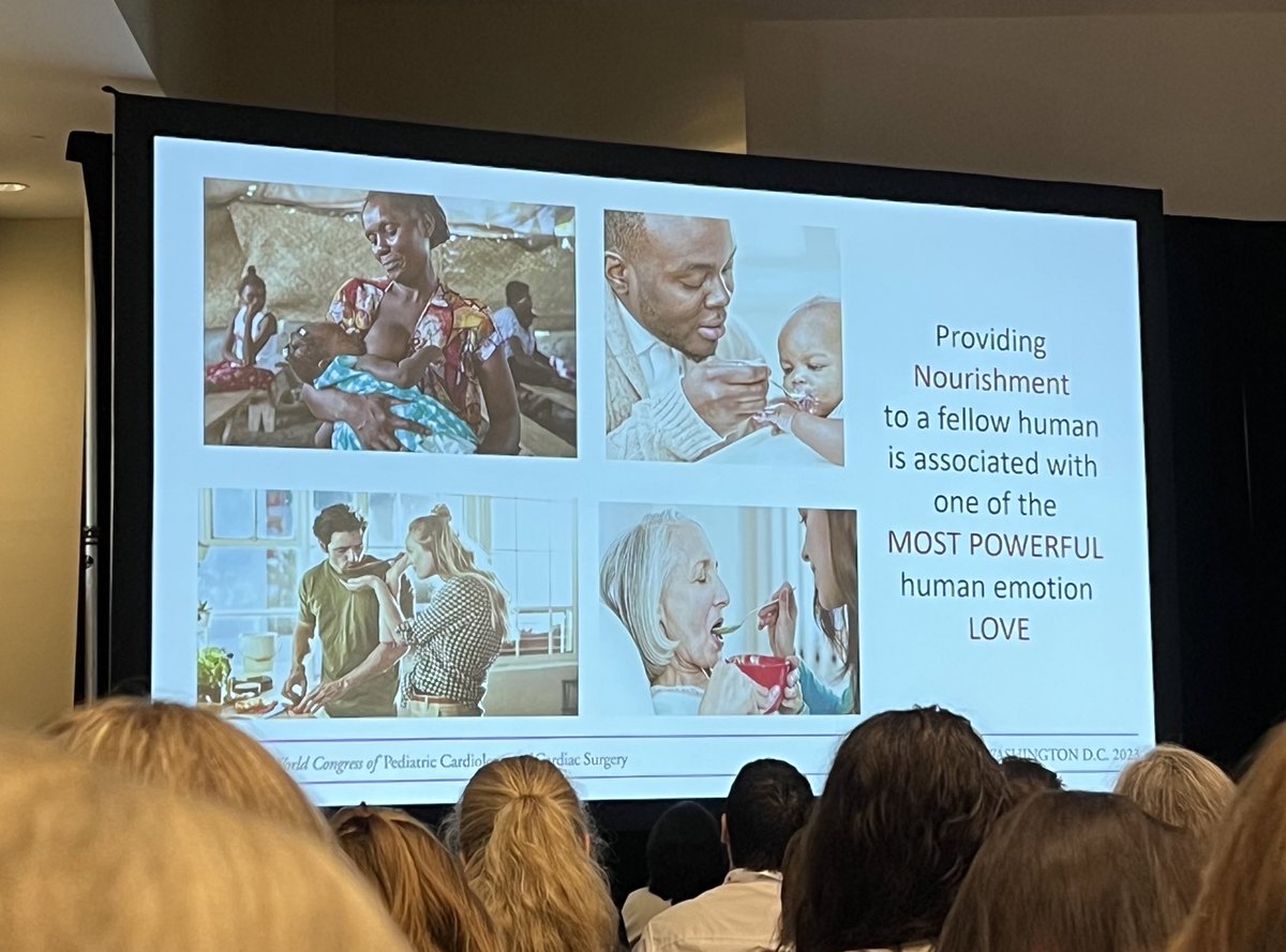 “Feeding remains one of the greatest stressors on heart families”

“The act of feeding is an act of respect to a tiny human in one of their most vulnerable periods of life”

Powerful presentation from our own <a href="/knegrin1/">Karli Negrin</a> 

#feedthebaby
#CNOC2023
#WCPCCS2023